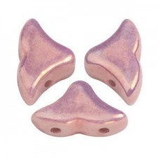 Les perles par Puca® Hélios beads Opaque mix violet/gold ceramic look 03000/14496